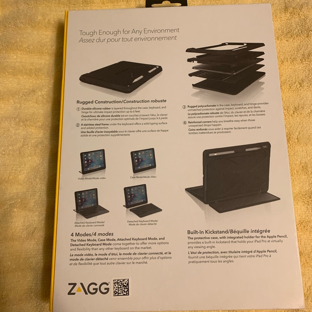 ZAGG Rugged Book Pro Wireless Keyboard and Case - Picture 3 of 3